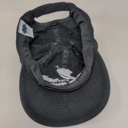 Driftwood Palm Harbor Strapback Hat Black One Size Embroidered Big X
