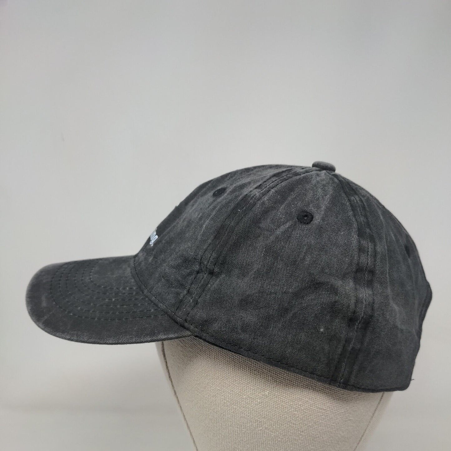 I'm Thinking Slideback Hat Gray One Size Adjustable 6 Panel Vent Holes