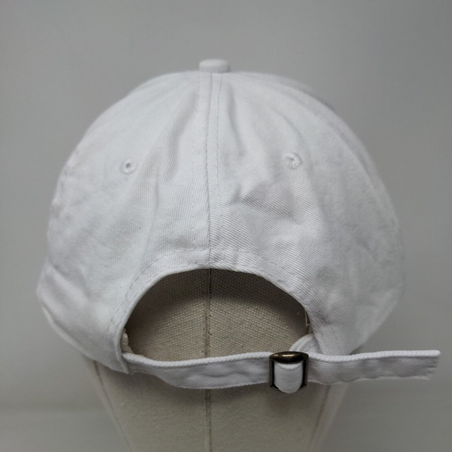 Victoria Sport Slideback Hat White One Size Embroidered Vent Holes