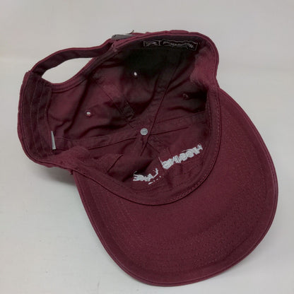 Higgins Lake Boat Club Slideback Hat Red M/L Embroidered Richardson