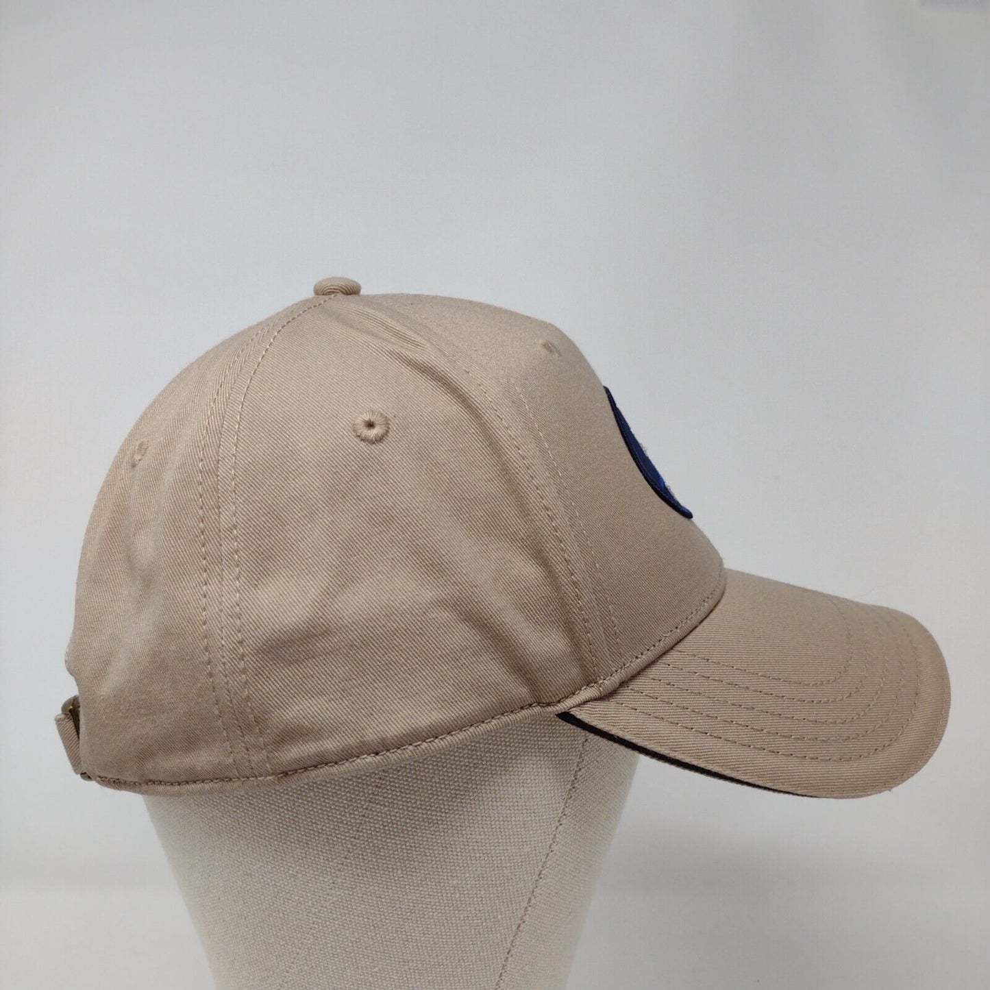 Depoe Bay OR Slideback Hat Tan OSFM Adjustable Embroidered Dorfman Pacific Co.