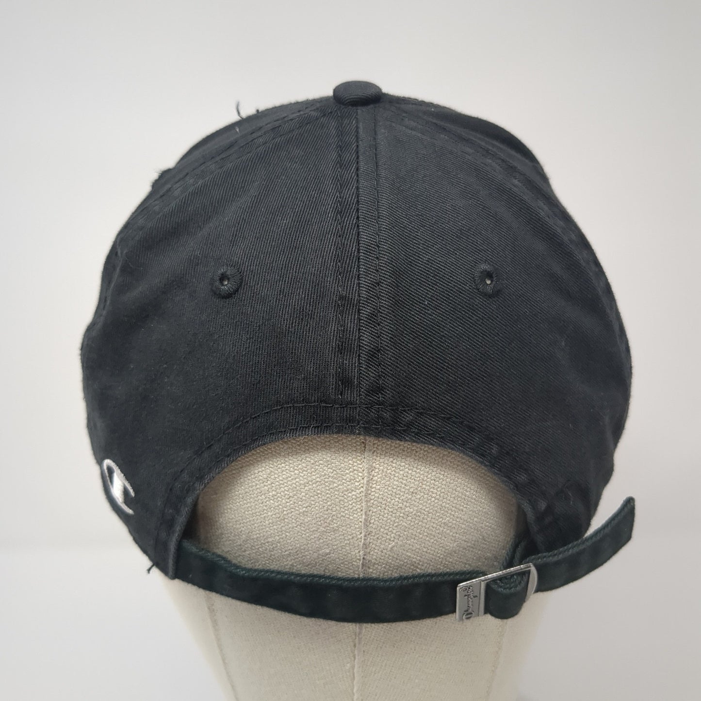 US Air Force Slideback Hat Black One Size Adjustable Embroidered Champion
