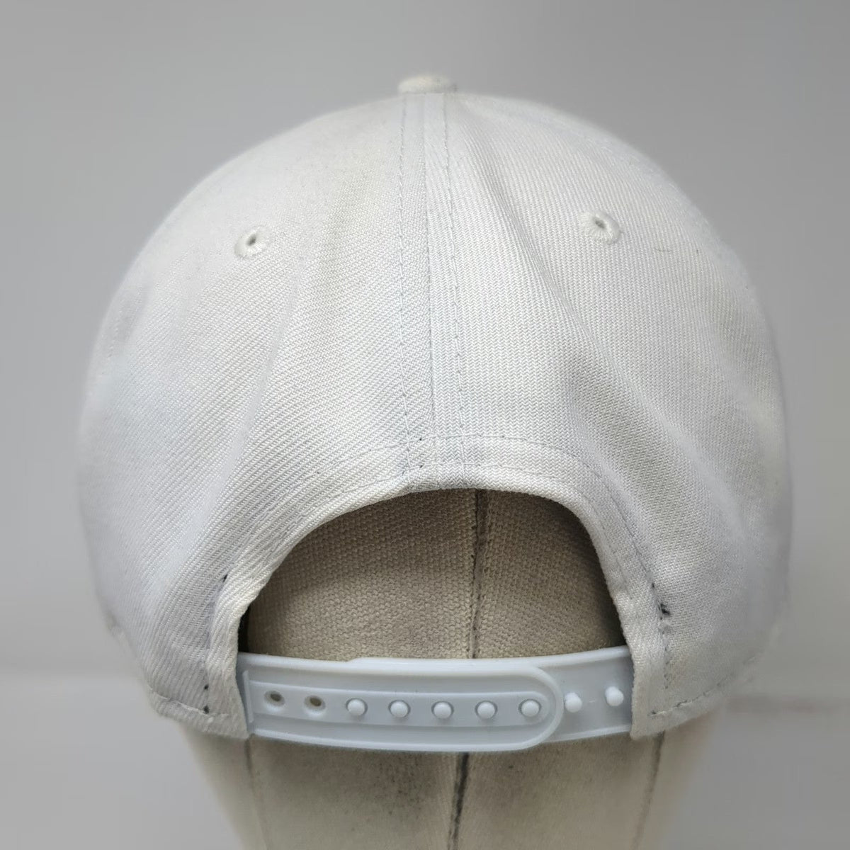 New Era Snapback White One Size Patron Tequila Bee Logo 9FIFTY Flat Brim Hat