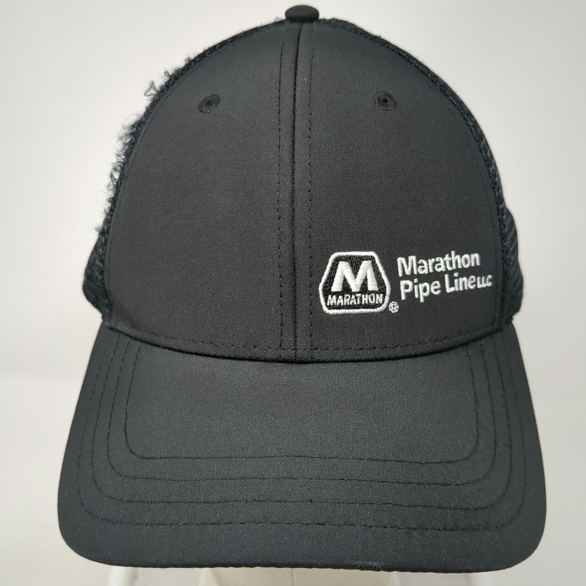 Pukka Trucker Hat Black One Size Marathon Pipe Line LLC 811 Mesh Snapback