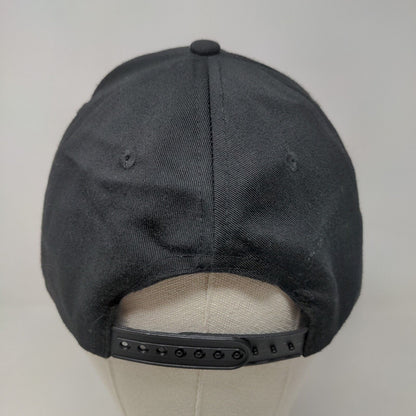 Teamworld Men's Snapback Hat Black Embroidered Dish Wineglass Logo