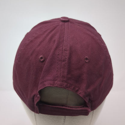 Stag Beer Strapback Hat Red One Size Adjustable Embroidered 6 Panel