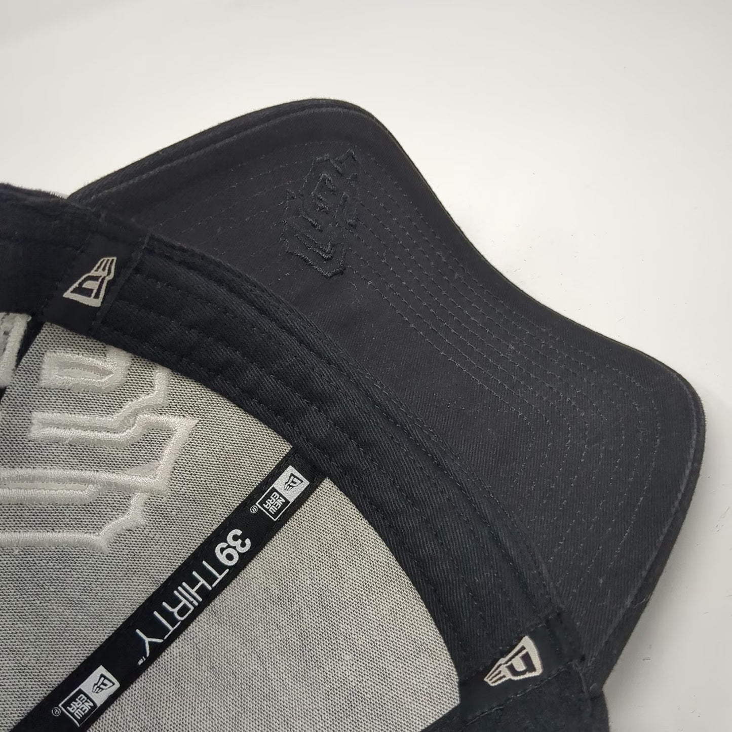 San Francisco Giants MLB New Era Baseball Cap Black L 39THIRTY Stretch Fit Hat