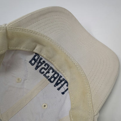 The Game Baseball Cap Beige One Size Hall of Fame Cooperstown NY USA Flag Hat