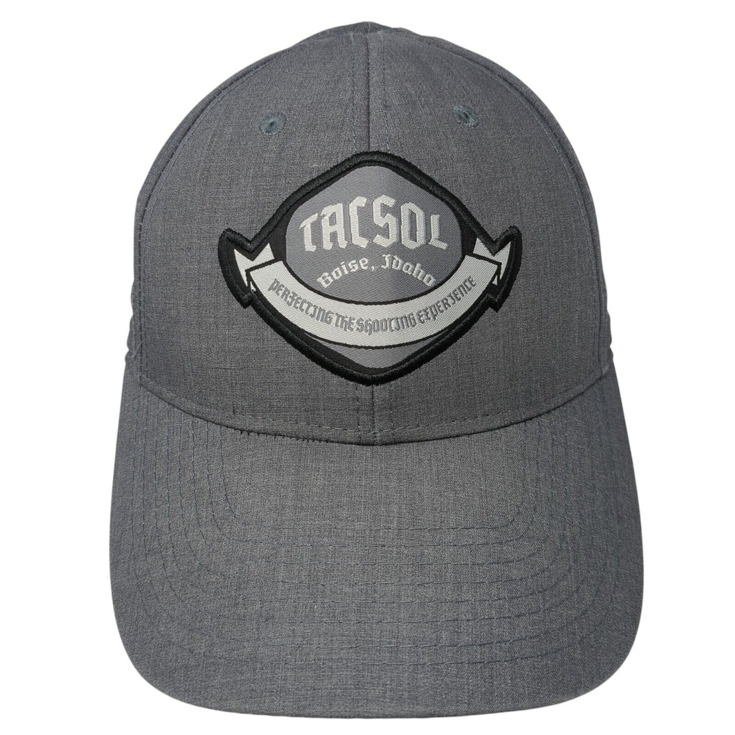 Tacsol Boise Idaho Snapback Hat Gray One Size Adjustable Embroidered 6 Panel