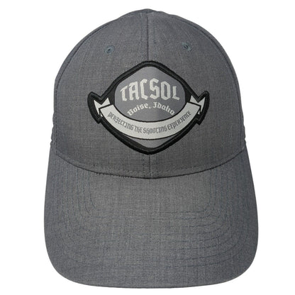Tacsol Boise Idaho Snapback Hat Gray One Size Adjustable Embroidered 6 Panel