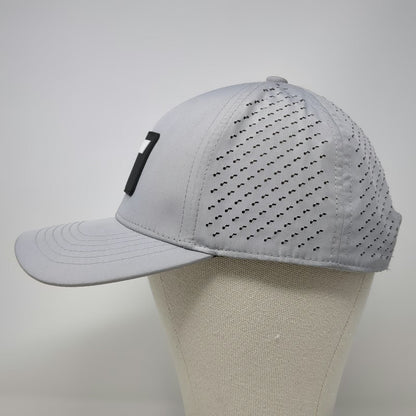 Team 49 Trucker Hat Gray One Size Snapback Perforated Utah Jazz Logo Patch