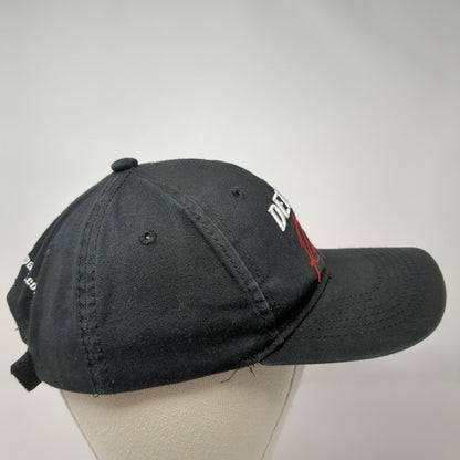 Denso Racing Auto Parts Strapback Hat Black OS Adjustable Embroidered Cotton