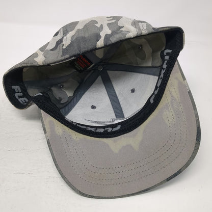 Alpinestars Baseball Cap Gray Camo XL Fitted Flexfit Hat Logo A-Star Graphic