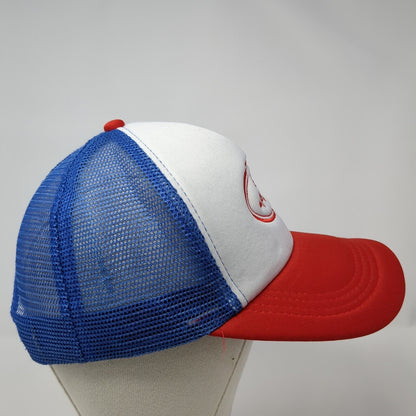 Girl Power Snapback Trucker Hat Multi One Size Mesh Back Colorblock