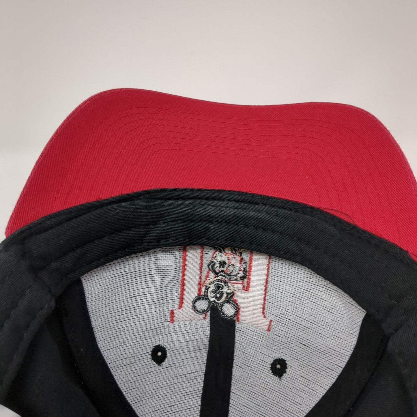 Letter M Mickey Mouse Snapback Hat Multicolor OSFA Embroidered Disney