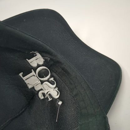 BIG Trucker Hat Black One Size The Boss Embroidery Mesh Back Snapback Adjustable