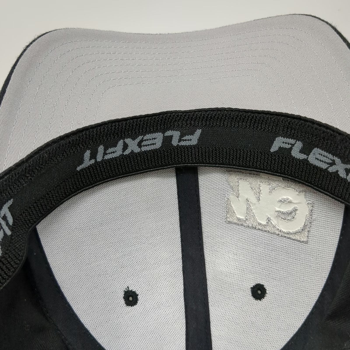 Port Authority Baseball Cap Black XL MQ Power Flexfit Stretch Fit Hat Logo