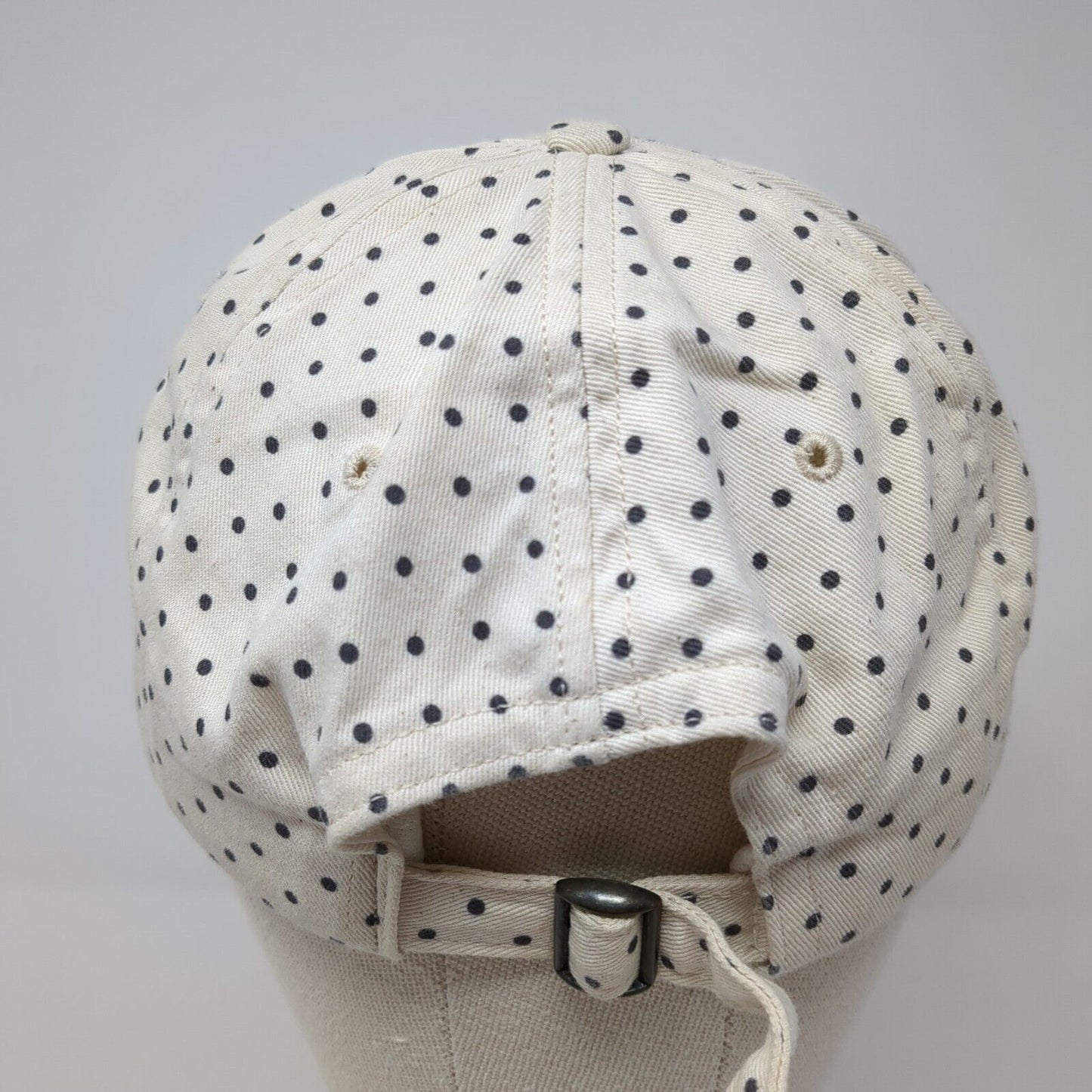 To The Market Slideback Baseball Cap Multicolor OS Adjustable Polka Dot Blank