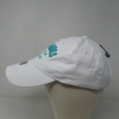 Beach Mart Men's Strapback Hat White SZ Small Embroidered Outer Banks N Carolina