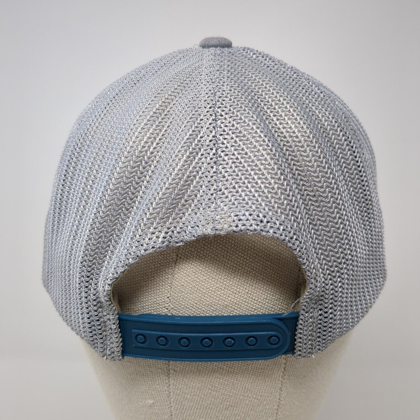 Travis Mathew Snapback Trucker Hat Gray OS Adjustable Embroidered Mesh Back