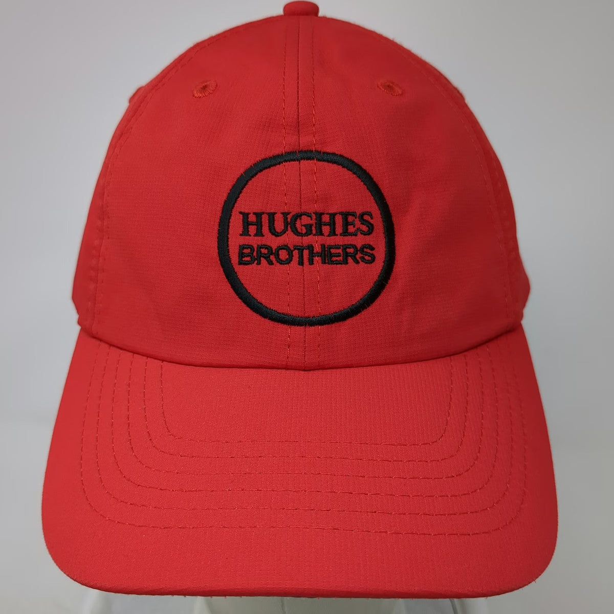 Imperial Baseball Cap Red One Size Hughes Brothers Recycled Polyester Gray Hat