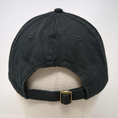 Carefree Dressage Baseball Cap Black One Size Hat Gold Adjustable Slideback Bill