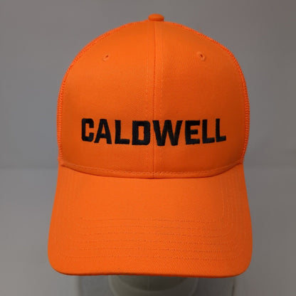 Caldwell Snapback Trucker Hat Orange One Size Adjustable Mesh Back Otto