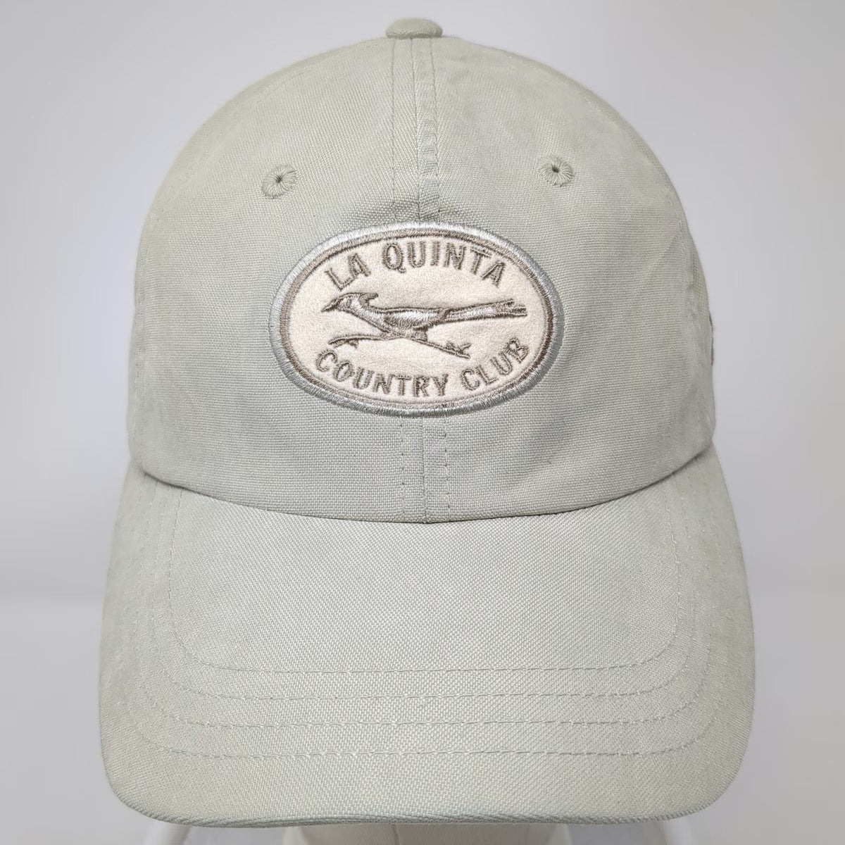Imperial La Quinta Country Club Roadrunner USA Flag Baseball Cap Beige One Size