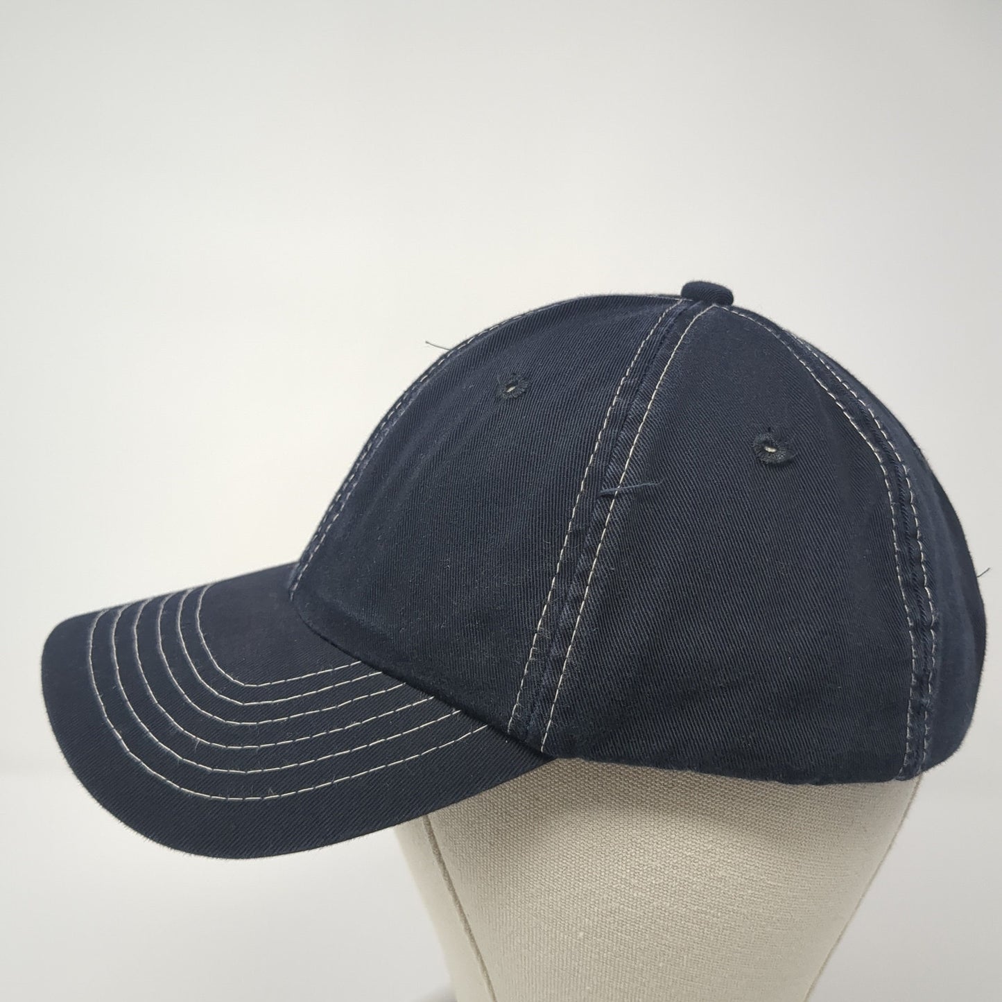 Toppers Slideback Baseball Cap Blue One Size Adjustable 6 Panel Blank