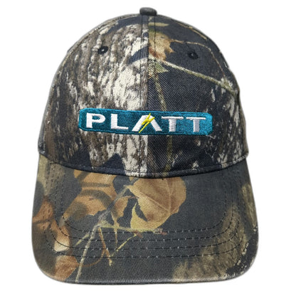 Platt Electric Supply Camo Green Baseball Cap One Size Strapback Logo Hat