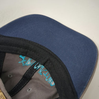 Ace USA Baseball Cap Gray One Size Yellowstone National Park Moose Blue Logo Hat