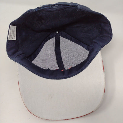 USA Flag Strapback Hat Multicolor OSFA Adjustable Embroidered Patriotic Cotton