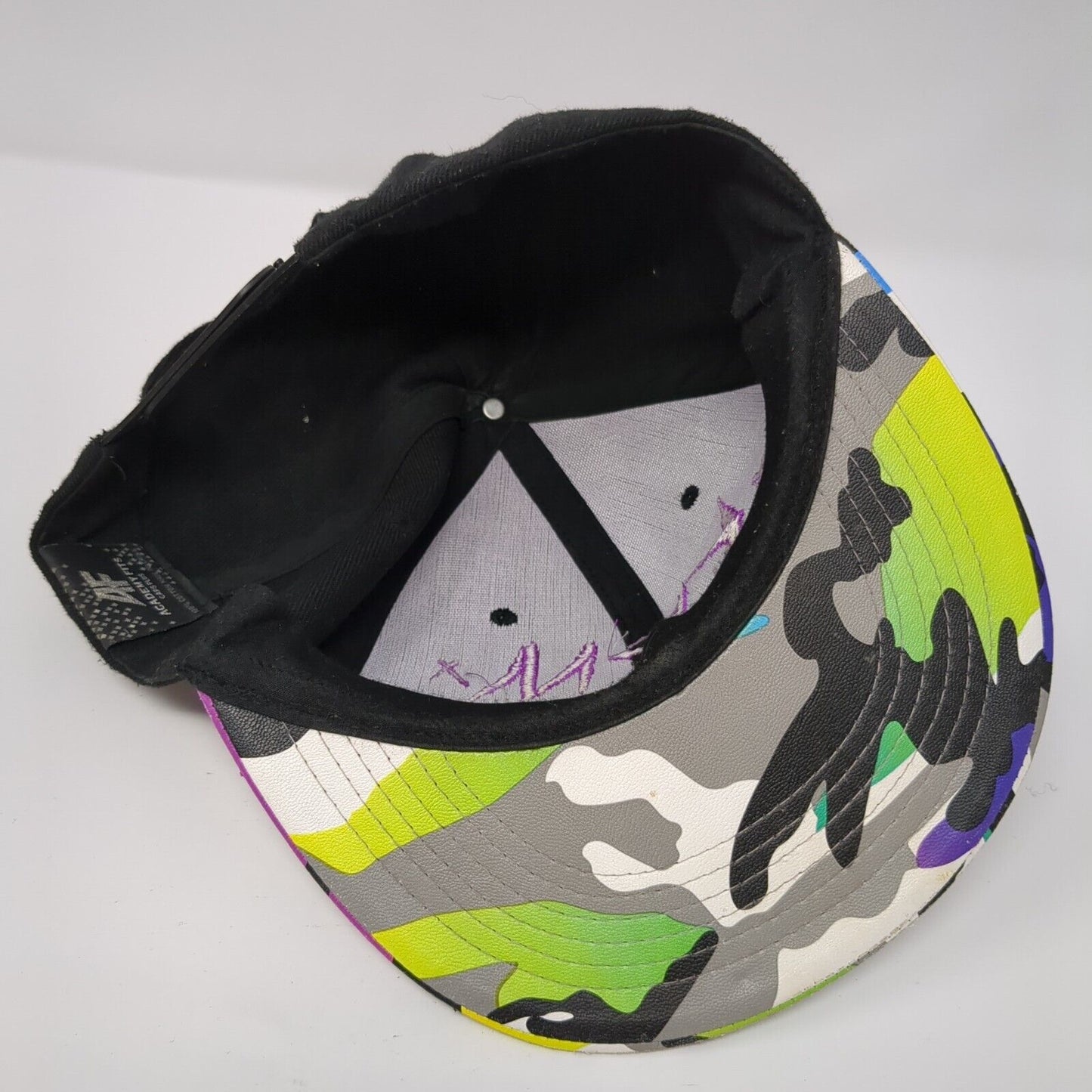KDM Snapback Hat Camouflage One Size Adjustable Embroidered AF Academy Fits