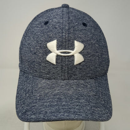 Under Armour Baseball Cap Blue XL Fitted Embroidered Logo Performance Hat