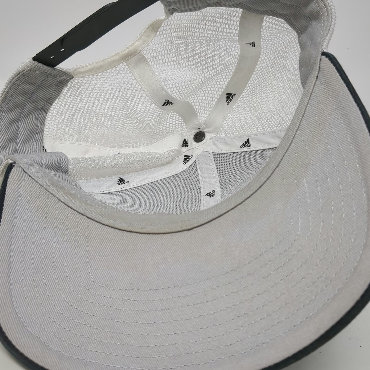 Adidas Trucker Hat Black One Size Teleo Capital Mesh Snapback Structured Logo