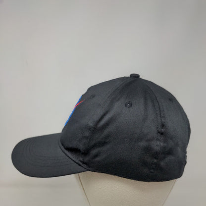 NASA Strapback Hat Black Small Adjustable Embroidered Vent Holes Spirit