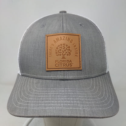 There's Amazing Inside Florida Citrus Snapback Trucker Hat Gray One Size
