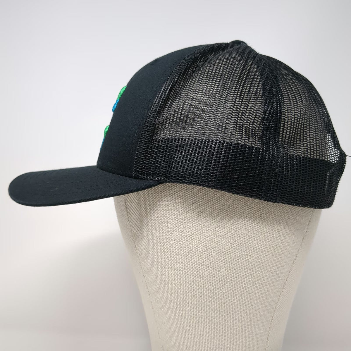 Yupoong Trucker Hat Black One Size XY Athletics Mesh Back Snapback Fitness Gym