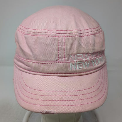 New York Hotel Casino Army Cap Pink One Size 97 Frayed Las Vegas Strapback Hat