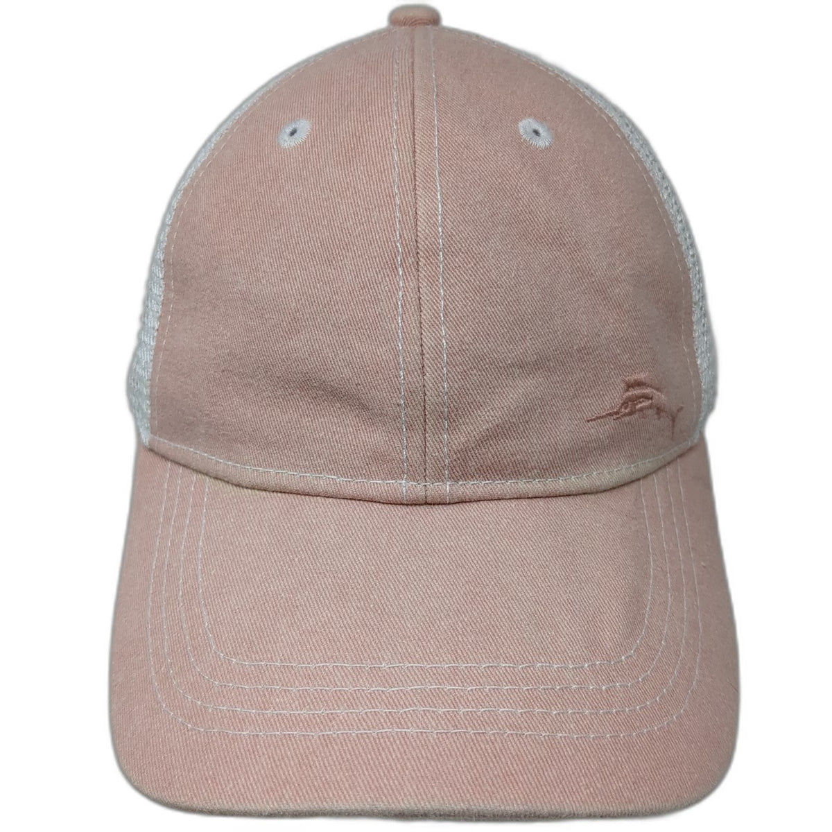 Tommy Bahama Pink Baseball Cap One Size Mesh Marlin Baja Margarita Recipe Hat