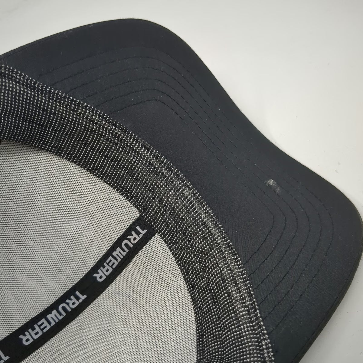 Truwear Snapback Black One Size ROVE Rubber Patch Laser Cut Performance Hat