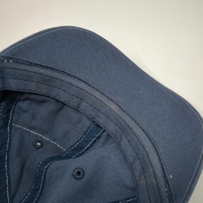 Cruel Girl Baseball Cap Blue White One Size Zipper Side Pocket Strapback Hat