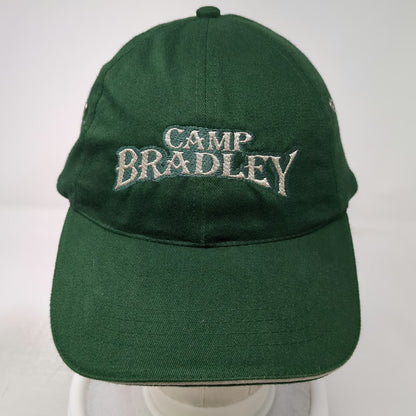 KC Caps Headshot Baseball Cap Green Silver One Size Slideback Camp Bradley Hat