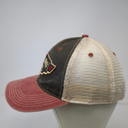 Legacy Trucker Hat Firebird Raceway Black Red Beige One Size Snapback Mesh
