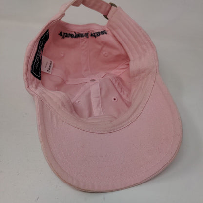 Vineyard Vines Whale Slideback Hat Pink One Size Embroidered Adjustable