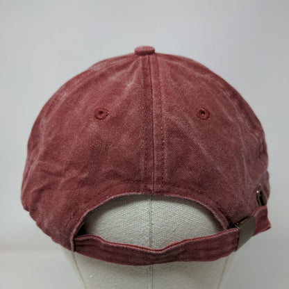 San Juan Puerto Rico Est. 1493 Slideback Hat Red OSFA Embroidered Ben Kaufman