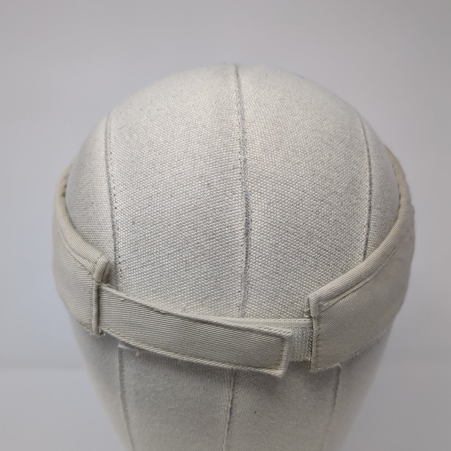 Preston & York Sun Visor Hat Beige One Size Adjustable Strap Lightweight Blank