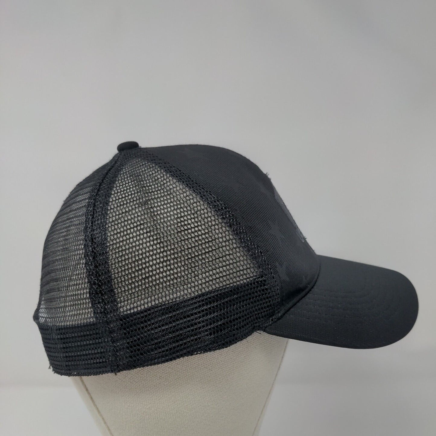 USCCA Snapback Mesh Back Trucker Hat Black OSFA Adjustable Embroidered