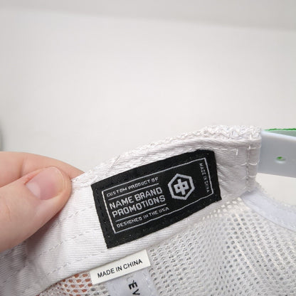 Empire Logo Snapback Mesh Back Trucker Hat Gray One Size Adjustable