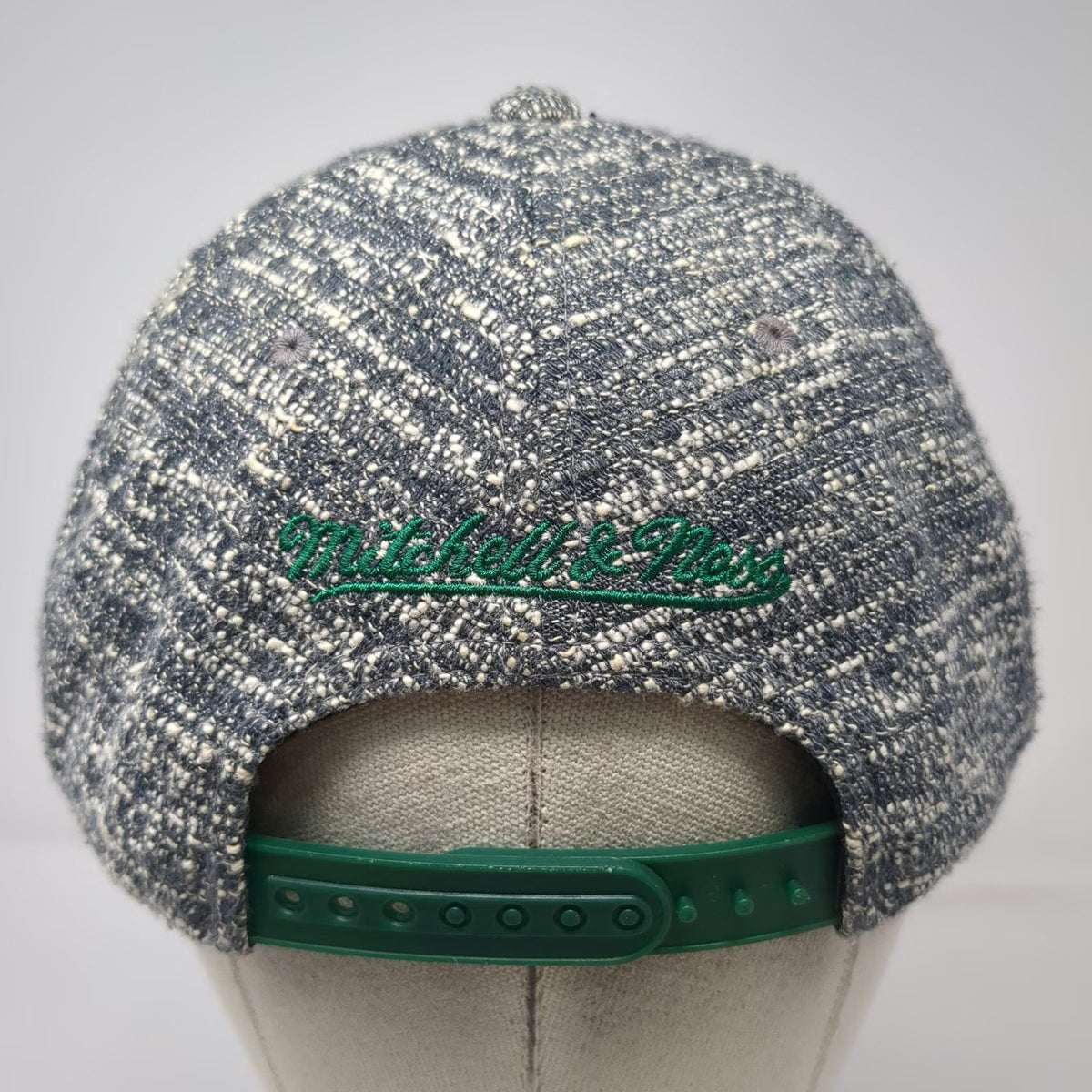 Mitchell & Ness Boston Celtics NBA Snapback Gray Green Black One Size Tweed Hat